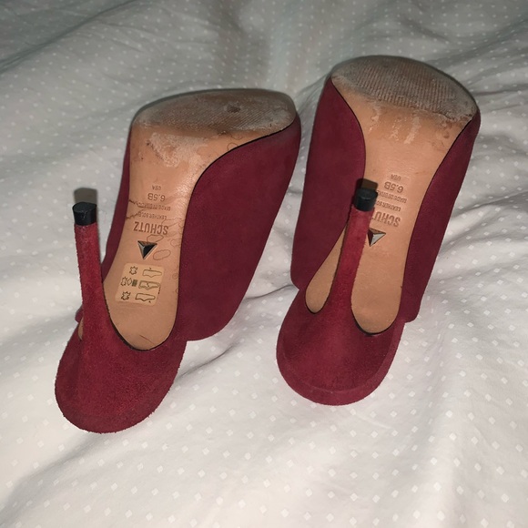 Schutz Astromelia Pointy Toe V-Cut Mule - Picture 3 of 5